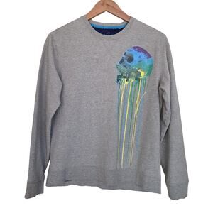 Robert Graham | Glegg Dripping Skull Graphic Sweatshirt Streetwear Art - No Size